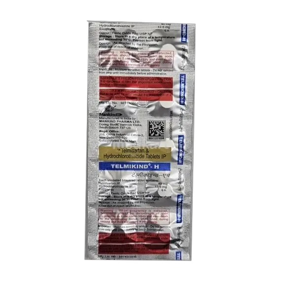 telmikind h 40mg tablet 10's
